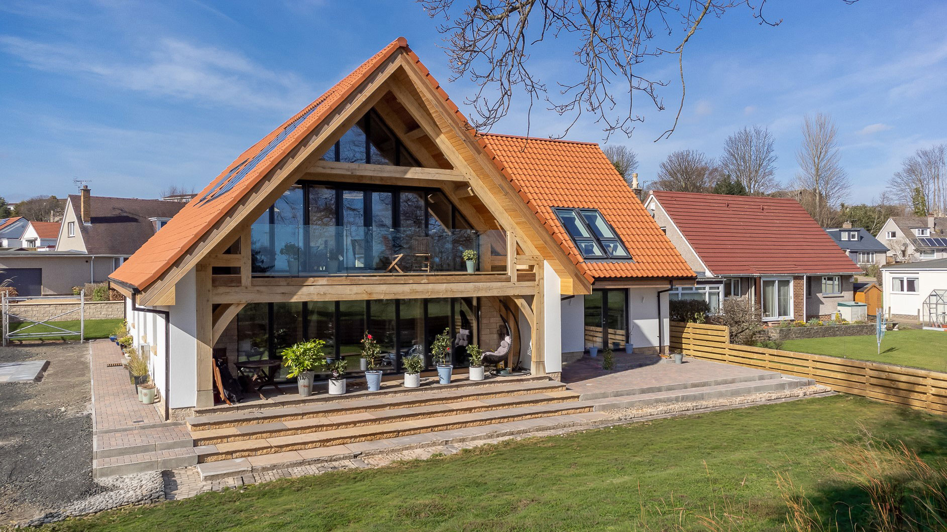 oak framed house