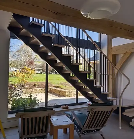 Oak Beam with Staircase
